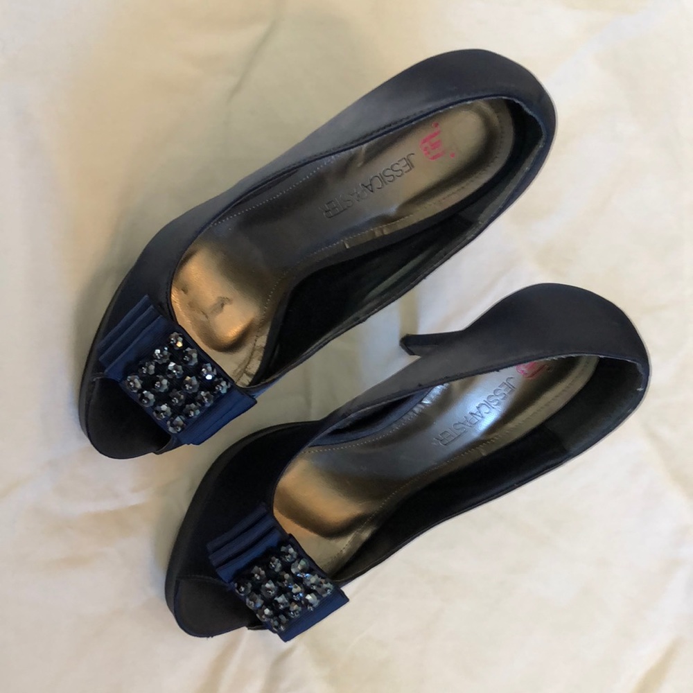 JustFab Blue Heels Size 7.5